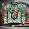 Custom Number And Name Indiana Pacers Christmas Santa Bear Ugly Christmas Sweater