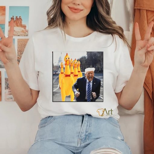 Chicken Squeeze chase Donald Trump shirt