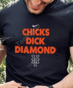Chicks Dick Diamond SNY Mets T Shirt 4 Chicks Dick Diamond SNY Mets T Shirt