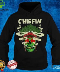 Chiefin Native American Skull Weed Marijuana Smoker Chiefin T Shirt