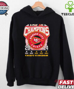 Chiefs 3 Peat AFC Champions 2024 Shirt