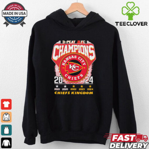 Chiefs 3 Peat AFC Champions 2024 Shirt