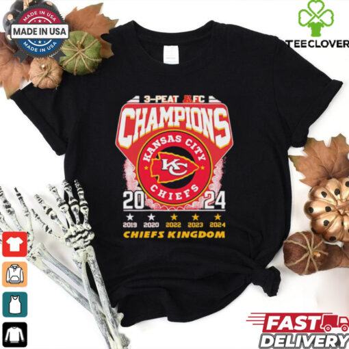 Chiefs 3 Peat AFC Champions 2024 Shirt