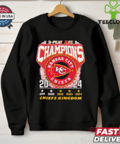 Chiefs 3 Peat AFC Champions 2024 Shirt
