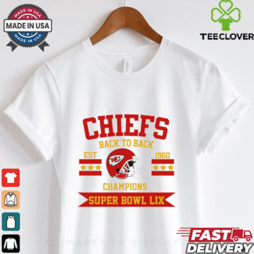 Chiefs Back to Back Champions Super Bowl LIX 2025 shirt