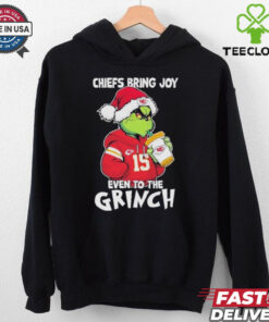 Chiefs Bring Joy Even To The Grinch X Kansas City Chiefs Christmas Shirt