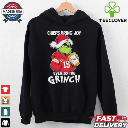 Chiefs Bring Joy Even To The Grinch X Kansas City Chiefs Christmas Shirt