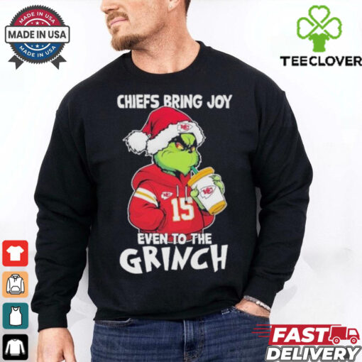 Chiefs Bring Joy Even To The Grinch X Kansas City Chiefs Christmas Shirt