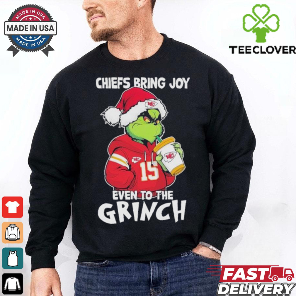 Chiefs Bring Joy Even To The Grinch X Kansas City Chiefs Christmas Shirt Chiefs Bring Joy Even To The Grinch X Kansas City Chiefs Christmas Shirt