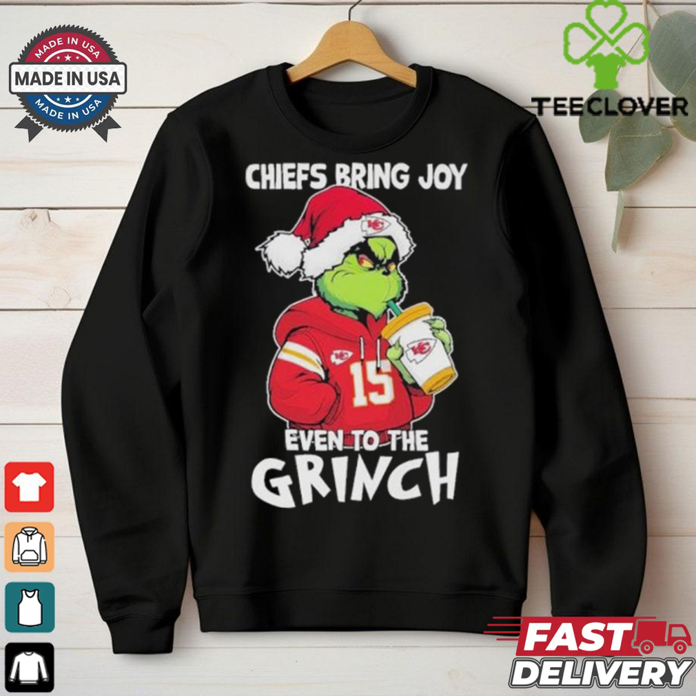 Chiefs Bring Joy Even To The Grinch X Kansas City Chiefs Christmas Shirt Chiefs Bring Joy Even To The Grinch X Kansas City Chiefs Christmas Shirt