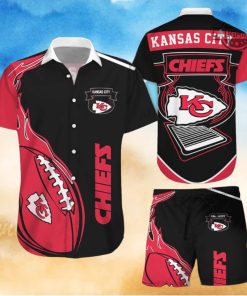 Chiefs Hawaiian Shirt And Shorts Kansas City Chiefs Aloha Shirt Super Bowl Kc Chiefs Shirt Patrick Mahomes Travis Kelce Button Up Shirts Football Chiefs Game