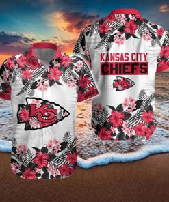 Chiefs Hawaiian Shirt Tropical Floral Pattern KC Chiefs Gift
