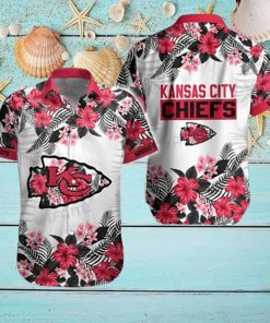 Chiefs Hawaiian Shirt Tropical Floral Pattern KC Chiefs Gift