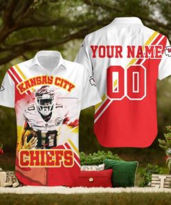 Chiefs Hawaiian Shirt Tyreek Hill 10 Kansas City Chiefs Custom Hawaiian Shirts