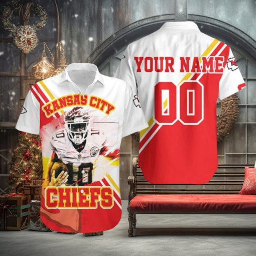 Chiefs Hawaiian Shirt Tyreek Hill 10 Kansas City Chiefs Custom Hawaiian Shirts