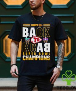 Chiefs Kingdom back to back Super Bowl Champions shirt