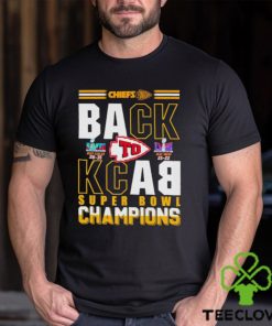 Chiefs Kingdom back to back Super Bowl Champions shirt