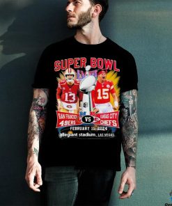 Chiefs Patrick Mahomes And 49ers Brock Purdy Super Bowl LVIII Matchup Shirt