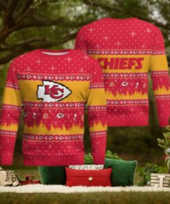 Chiefs Tropical Holiday Ugly Christmas Sweater