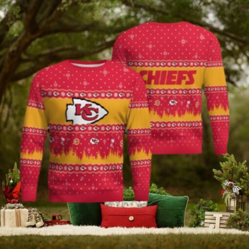 Chiefs Tropical Holiday Ugly Christmas Sweater