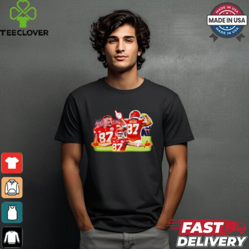 Chiefs Wrs wear Travis Kelce Kansas City Chiefs graphic shirt