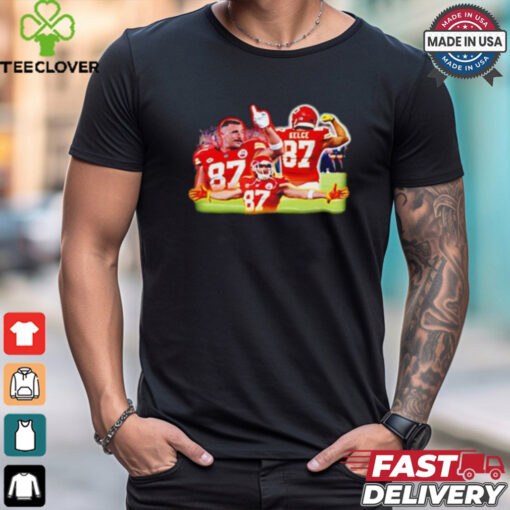 Chiefs Wrs wear Travis Kelce Kansas City Chiefs graphic shirt