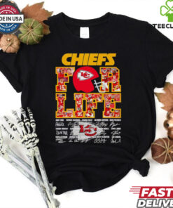Chiefs for life players signatures shirt for Fan