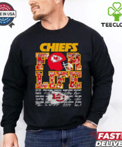 Chiefs for life players signatures shirt for Fan