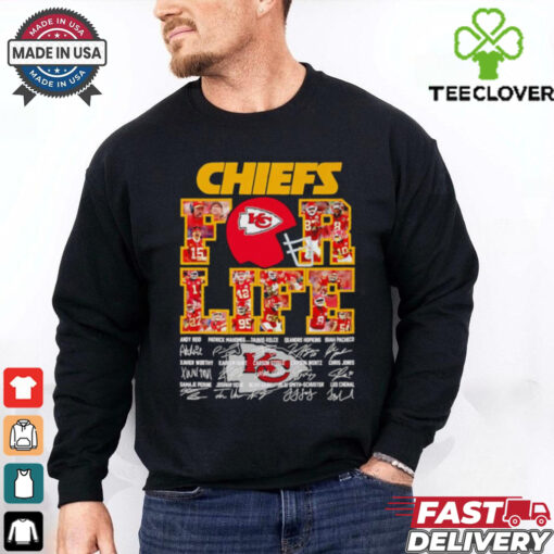Chiefs for life players signatures shirt for Fan