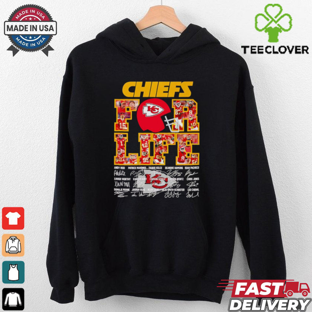 Chiefs for life players signatures shirt for Fan Chiefs for life players signatures shirt for Fan