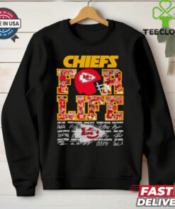 Chiefs for Life players signatures shirt designed for passionate Kansas City Chiefs fans