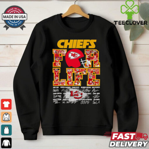 Chiefs for life players signatures shirt for Fan