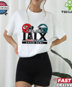 Chiefs vs Eagles 2025 Super Bowl LIX New Orleans 2025 helmets shirt