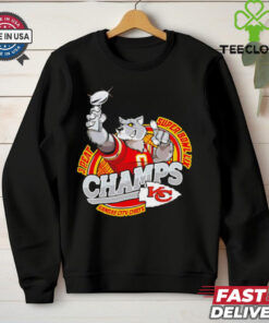 Chiefs vs. Eagles Super Bowl LIX 3 peat mascot glory shirt