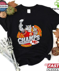 Chiefs vs. Eagles Super Bowl LIX 3 peat mascot glory shirt