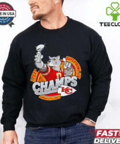 Chiefs vs. Eagles Super Bowl LIX 3 peat mascot glory shirt