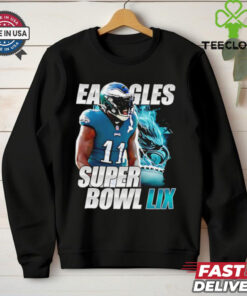 Chiefs vs. Eagles Super Bowl LIX A. J. Brown scream shirt