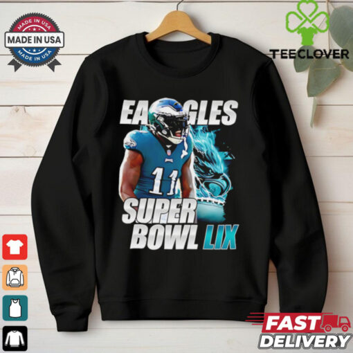 Chiefs vs. Eagles Super Bowl LIX A. J. Brown scream shirt