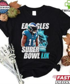 Chiefs vs. Eagles Super Bowl LIX A. J. Brown scream shirt