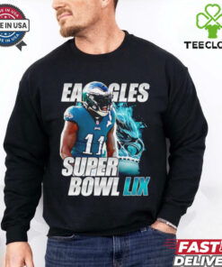 Chiefs vs. Eagles Super Bowl LIX A. J. Brown scream shirt