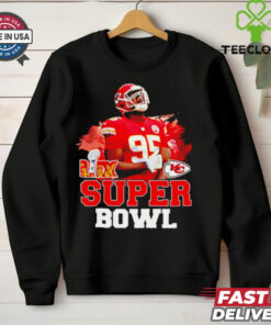 Chiefs vs. Eagles Super Bowl LIX Chris Jones scream shirt