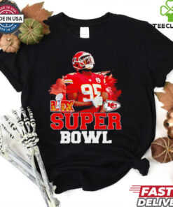 Chiefs vs. Eagles Super Bowl LIX Chris Jones scream shirt
