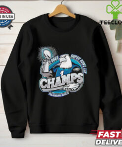 Chiefs vs. Eagles Super Bowl LIX Eagles mascot glory shirt