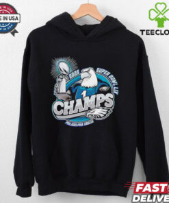 Chiefs vs. Eagles Super Bowl LIX Eagles mascot glory shirt