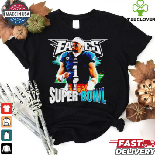 Chiefs vs. Eagles Super Bowl LIX Jalen Hurts shirt