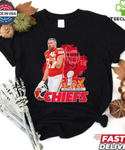 Chiefs vs. Eagles Super Bowl LIX Travis Kelce shirt