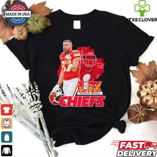 Chiefs vs. Eagles Super Bowl LIX Travis Kelce shirt