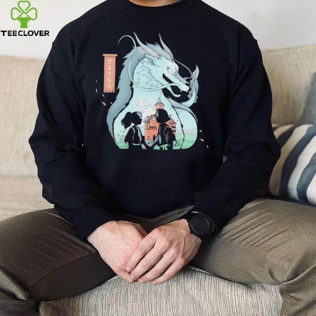 Chihiro and Haku Spirited Away Goodbye Dragon Anime shirt Chihiro and Haku Spirited Away Goodbye Dragon Anime shirt