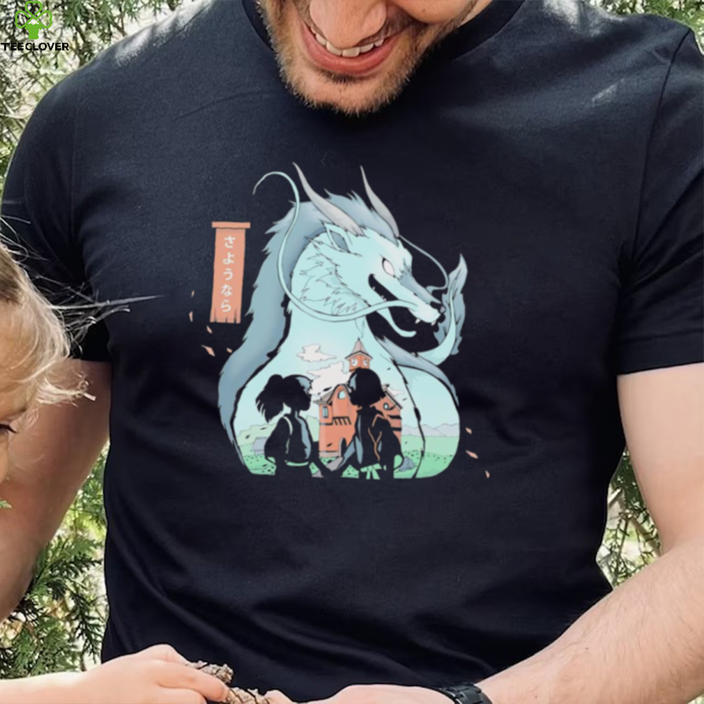 Chihiro and Haku Spirited Away Goodbye Dragon Anime shirt Chihiro and Haku Spirited Away Goodbye Dragon Anime shirt