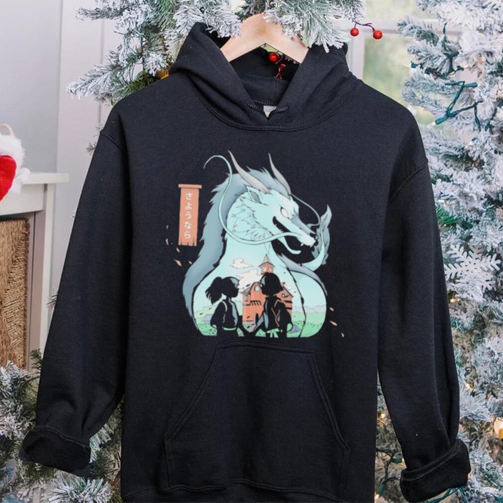 Chihiro and Haku Spirited Away Goodbye Dragon Anime shirt Chihiro and Haku Spirited Away Goodbye Dragon Anime shirt